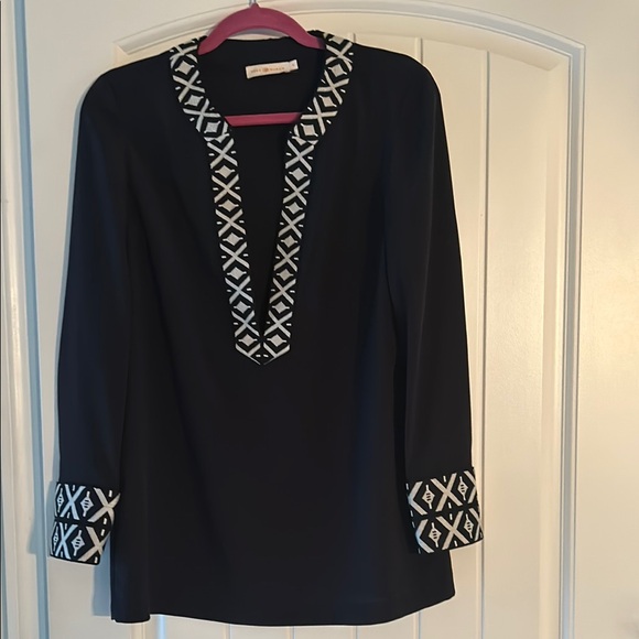 Tory Burch Ariana V Neck Tunic - Picture 3 of 4